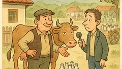 Виц: Колко мляко дава вашата крава?