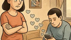 Виц: „Скъпи, ти вече не ме обичаш!“